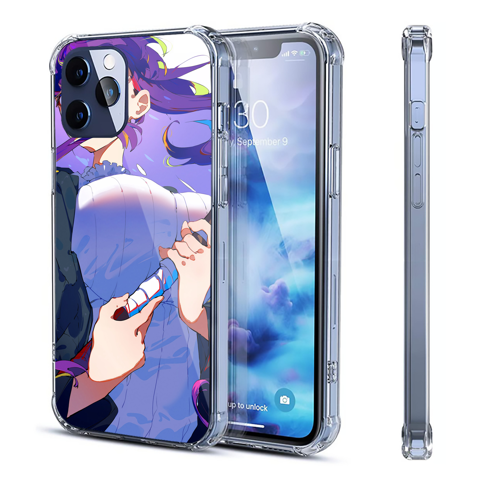 （画像用） 葬送のフリーレン Frieren 【iPhone 12シリーズ対応】透明スマホケース（クリアソフトケース）